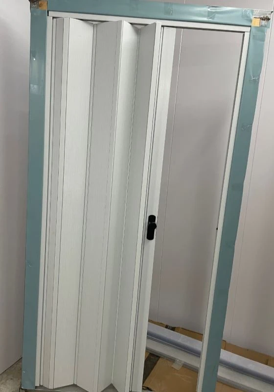 Easy sliding PVC folding door