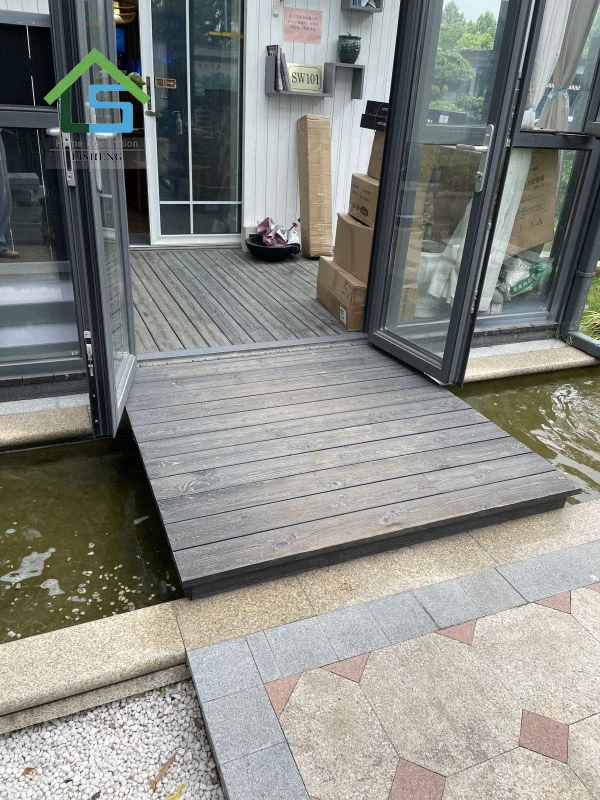 High Quality Low Cost wood plastic composite decking solid floor, outdoor decking flooring wpc wood decking