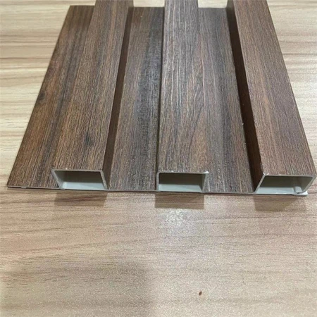 Wood color WPC wall panel